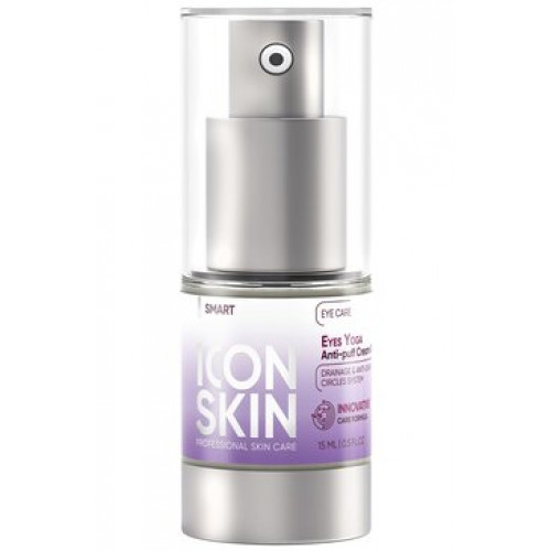 ICON SKIN Крем для кожи вокруг глаз от отёков с гиалуроновой кислотой. Профессиональный уход 35+. 15мл.