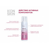 ICON SKIN Пенка очищающая для умывания с гиалуроновой кислотой. Для нормальной и сухой кожи. Профессиональный уход. 175мл.