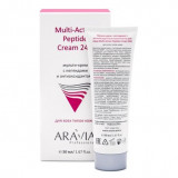 Мульти-крем с пептидами и антиоксидантным комплексом для лица Multi-Action Peptide Cream 50 мл ARAVIA Professional