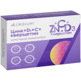 Цинк+D3+С+Кверцетин таб 50шт Liksivum