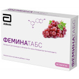 Феминатабс, таблетки для рассасывания №30 для негормональной поддержки женского здоровья в период менопаузы
