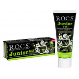R.o.c.s junior black паста зубная 74г кокос/ваниль