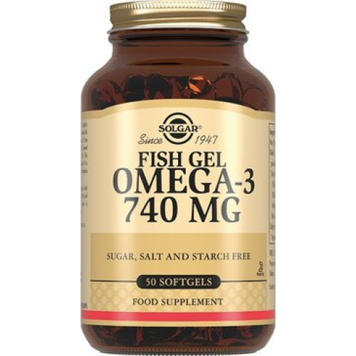 Солгар Рыбий жир Омега-3 740 мг капс 50 шт