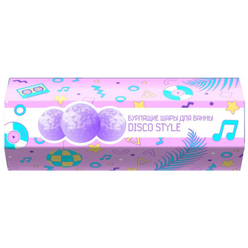 Cafe Mimi Набор подарочный бурлящие шары для ванны Disco Style