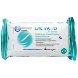 LACTACYD Pharma Cалфетки для интимной гигиены с экстрактом тимьяна 15 шт