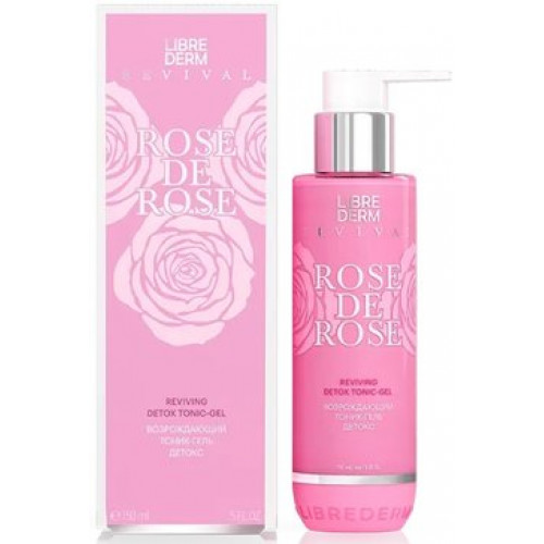 Librederm rose de rose тоник-гель детокс возрождающий 150мл