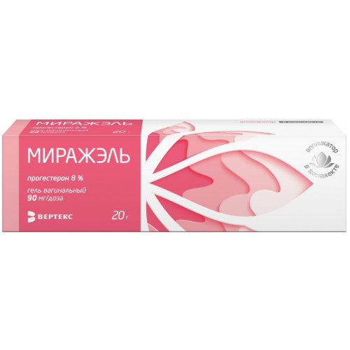 Миражэль гель вагинальный 90 мг/доза 20 г