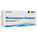 Молсидомин-лекфарм таб 2 мг 30 шт