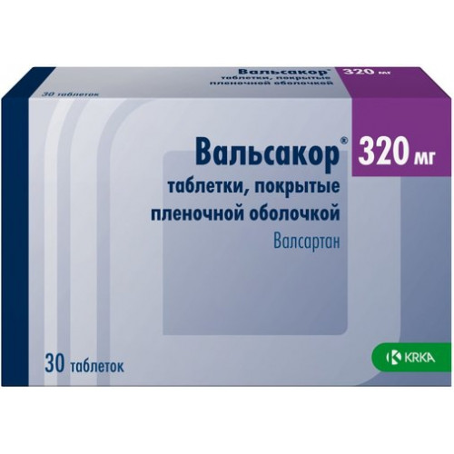 Вальсакор таб 320 мг 30 шт