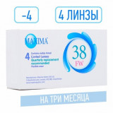 Maxima 38 fw линза контактная мягкая -4.0 8.6 14.0 4 шт