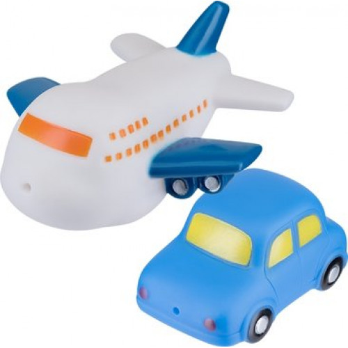 Курносики игрушка для ванной набор 25037 машинка и самолет 2 шт