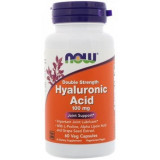 NOW Hyaluronic Acid, Гиалуроновая Кислота с Пролином 100 мг капс 60 шт