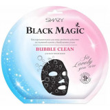 Shary Black Magic Bubble Clean Маска кислородная тканевая с бамбуковым углем 1 шт
