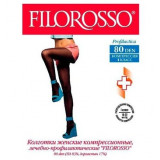 Filorosso profilactica колготки компрессионные лечебно-профилактические 80ден 1-й класс компрессии черные р.3