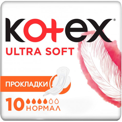 KOTEX прокладки Ultra Soft Normal 10 шт