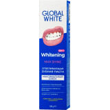 Зубная паста отбеливающая GLOBAL WHITE max shine 100 г