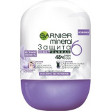 Garnier mineral дезодорант-ролик женский защита 6 кожа+одежда 50мл весенняя свежесть