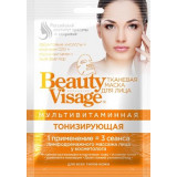 Beauty Visage Маска тканевая для лица Мультивитаминная Тонизирующая 1 шт