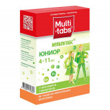 Мульти-табс Юниор витаминно-минеральный комплекс для поддержки роста и развития для детей 4-11 лет, 30 шт