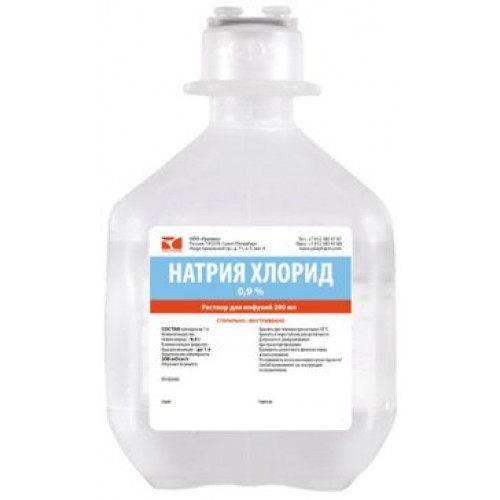 Натрия хлорид-солофарм раствор для инф. 0.9% 200мл фл 20 шт