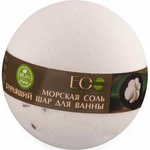 Ecolab бурлящий шар для ванны 220г мангостин и ваниль