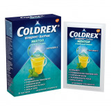 Колдрекс Coldrex ХотРем Ментол и медовый лимон при простуде и гриппе, порошок, 5 пакетиков