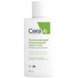 CeraVe Увлажняющий очищающий крем-гель для нормальной и сухой кожи лица и тела, 88 мл