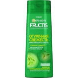 Garnier fructis шампунь укрепляющий 400мл для волос склонных к жирности огуречная свежесть