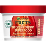Garnier fructis маска возрождение блеска 3в1 390мл для окрашенных волос superfood ягоды годжи