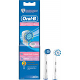 Насадки для электрических зубных щеток Oral-B Sensi Ultrathin и Sensitive Clean для бережной чистки, 2 шт