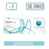 Clariti 1 day линзы однодневные контактные -1.00 30 шт